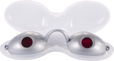 Schutzbrille VISON 2 - silber, Hardcover
